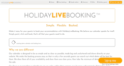Desktop Screenshot of holidaylivebooking.co.uk